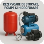 Rezervoare de stocare, pompe, hidrofoare si hidranti