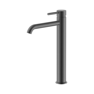 2424820-GMV BATERIE STATIVA LAVOAR INALTA CANNOLI GUN METAL FARA VENTIL DE SCURGERE