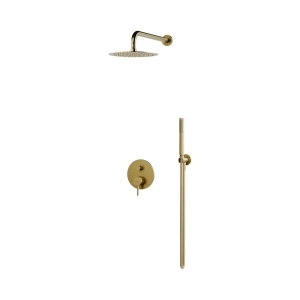 2424940-BAPV SET DUS INCASTRAT CANNOLI BRUSHED GOLD BOX INCLUS