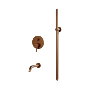 2424950-SCPV-SISTEM DUS INCASTR 2 FCT CU PIPA CADA CANNOLI SATIN COPPER