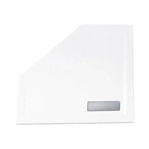 27CD9081 CADITA SLIM CELESTA ALB PENTAGONALA 90X90CM