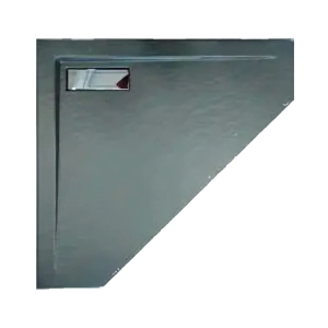 27CD9081 CADITA SLIM CELESTA BLACK PENTAGONALA 90X90CM