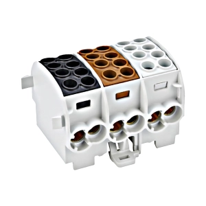 AL/CU-MAIN BRANCH TERMINAL, 35MM2, 3-POLE, ISOLATED