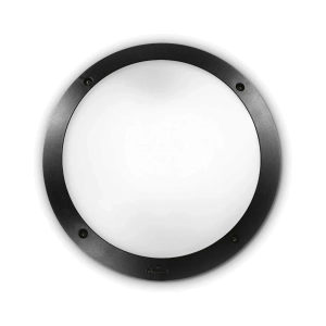 APLICA ROTUNDA 30CM LUCIA 1XE27 NEGRU IP66