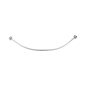 BARA DUS SEMICIRCULARA CROM 90X90