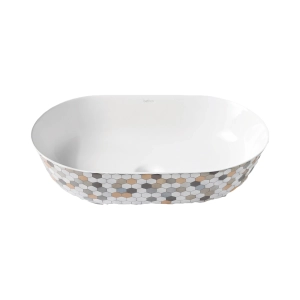 BATHCO LAVOAR PE BLAT DAVOS OVAL HEXAGON