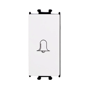 BUTON SONERIE MODULAR LUENA ALB