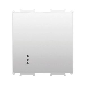 CAPAC INTRERUPATOR SIMPLU CU LED 2M ALB THEA OPTIMA | P-TO1L.C2M