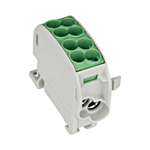 CLEMA DE DERIVATIE CU-AL, 25MMP, 1P. IZOLATA-GALBEN/VERDE