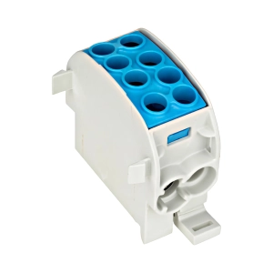 CLEMA DE DERIVATIE CU-AL, 35MMP, 1P. IZOLATA-ALBASTRA