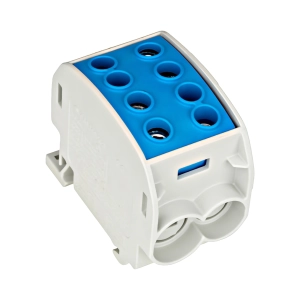 CLEMA DE DERIVATIE CU-AL, 70MMP, 1P. IZOLATA-ALBASTRA