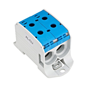 CLEMA DUBLA AL-CU,1 P. ALBASTRU, 95MMP / 70MMP CU PIN