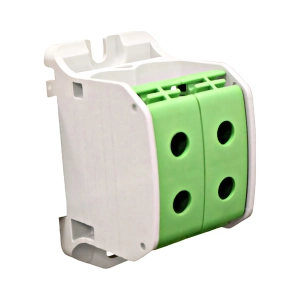 CLEMA DUBLA AL-CU,1 P. VERDE, 50MMP / 35MMP CU PIN