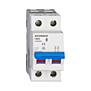 COMUTATOR PRINCIPAL MODULAR 125A, 2-POLI