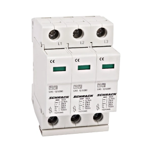 DESCARCATOR COMPLET T1+T2/BC 3P, TNC,12,5KA/280V - SERIA UAS