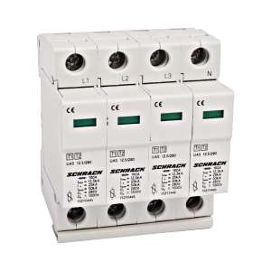 DESCARCATOR COMPLET T1+T2/BC 4P, TNS,12,5 KA/280V-SERIA UAS