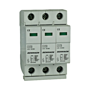 DESCARCATOR COMPLET, T2/C, 3P, 3X20KA/280V - SERIA UAS