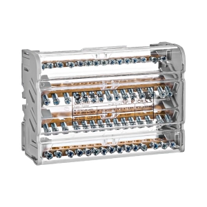 DISTRIBUITOR 4 POLI 125 A, PER POL: 2X35 MM2 / 2X25+11X6MM2