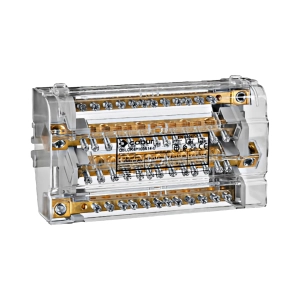 DISTRIBUITOR 4 POLI 160A, PER POL:1X50 MM2/4X35 MM2+9X16 MM2