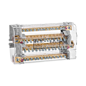 DISTRIBUITOR 4 POLI 160A, PER POL:1X50 MM2/4X35 MM2+9X16 MM2