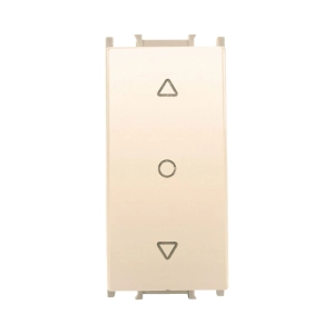 INTRERUPATOR JALUZELE SUS-JOS CU REŢINERE, 1M, 10AX, 250V BEIGE THEA OPTIMA | P-TO1.J.BG