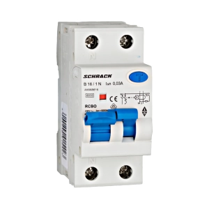 INTRERUPTOR AUTOMAT+DIF. 1P+N, AMPARO 6KA, B 16A, 30MA,TIP A