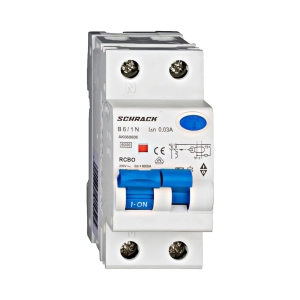 INTRERUPTOR AUTOMAT+DIF. 1P+N, AMPARO 6KA, B 6A, 30MA, TIP A