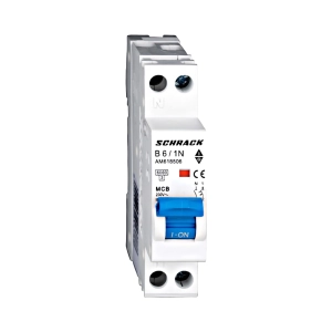 INTRERUPTOR AUTOMAT MODULAR AMPARO, 6KA, B 6A, 1P+N, 1UH