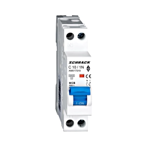 INTRERUPTOR AUTOMAT MODULAR, AMPARO 6KA, C 10A, 1P+N, 1UH