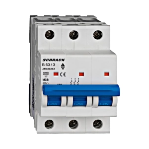 INTRERUPTOR AUTOMAT MODULAR (MCB) AMPARO 6KA, B 63A, 3-POLI