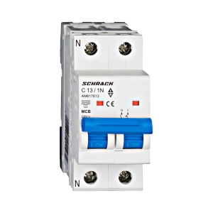 INTRERUPTOR AUTOMAT MODULAR (MCB) AMPARO 6KA, C 13A, 1P+N