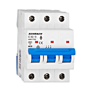 INTRERUPTOR AUTOMAT MODULAR (MCB) AMPARO 6KA, C 32A, 3-POLI
