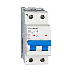 INTRERUPTOR AUTOMAT MODULAR (MCB) AMPARO 6KA, C 50A, 1P+N