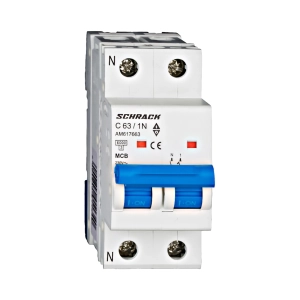 INTRERUPTOR AUTOMAT MODULAR (MCB) AMPARO 6KA, C 63A, 1P+N