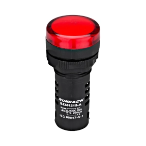 LAMPA DE SEMNALIZARE CU LED, MONOBLOC, 230V-AC/DC, ROSU
