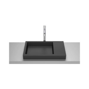 LAVOAR INCAST SKYLINE HORIZON 60cm NEGRU MAT ROCA