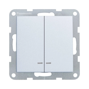 MECANISM COMUTATOR CU LED MECANIC PANASONIC KARRE PLUS 55 SILVER