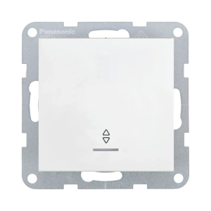 MECANISM INTRERUPATOR CAP SCARA CU LED, 10AX, 250V PANASONIC KARRE PLUS ALB