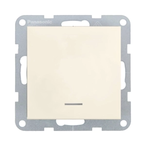 MECANISM INTRERUPATOR CU LED PANASONIC KARRE PLUS 55 BEJ