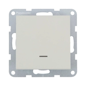 MECANISM INTRERUPATOR CU LED PANASONIC KARRE PLUS 55 SOFT TOUCH SANDSTONE