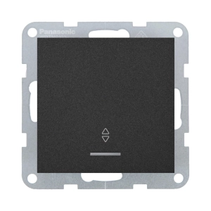 MECANISM INTRERUPATOR SCARA CU LED QUICK CONNECTION PANASONIC KARRE PLUS 55 NEGRU
