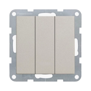 MECANISM INTRERUPATOR TRIPLU PANASONIC KARRE PLUS 55 BRONZ