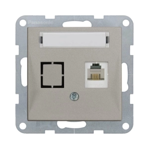 MECANISM PRIZA CAT5E CU ETICHETA PANASONIC KARRE PLUS 55 BRONZ