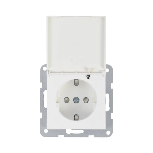 MECANISM PRIZA SCHUKO CU CAPAC, PROTECTIE PENTRU COPII SI SISTEM QUICK CONNECT PANASONIC KARRE PLUS 55 SEASHELL