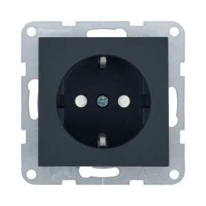 MECANISM PRIZA SCHUKO CU PROTECTIE PENTRU COPII SI QUICK CONNECT PANASONIC KARRE PLUS 55 SOFT TOUCH NIGHT
