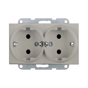 MECANISM PRIZA SCHUKO DUBLA PANASONIC KARRE PLUS 55 BRONZ