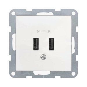 MECANISM PRIZA USB 5V-2A PANASONIC KARRE PLUS 55 ALB