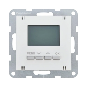 MECANISM TERMOSTAT DIGITAL DE CAMERE PENTRU INCALZIRE-RACIRE PANASONIC KARRE PLUS 55 ALB