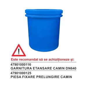 PRELUNGIRE L=600mm PT.CABINA-PUT sau CAMIN VANE