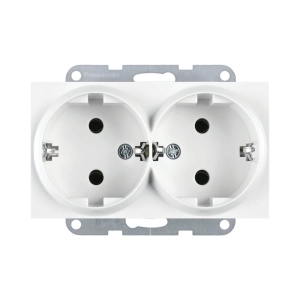 PRIZA DUBLA SCHUKO PANASONIC KARRE PLUS 55 ALB